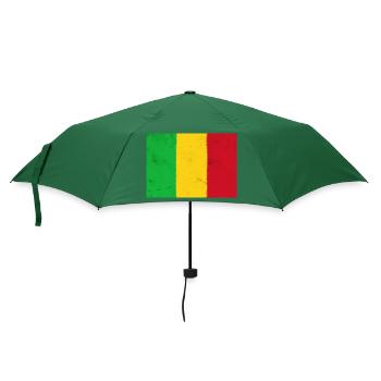 Flagge von Mali - Regenschirm (klein) - Flaschengrün - Vorne