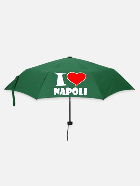 Napoli - Regenschirm (klein) - Flaschengrün