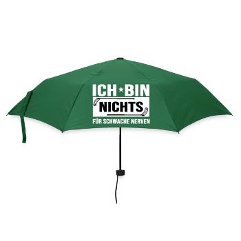 floorball floorballer unihockey unihoc - Regenschirm (klein) - Flaschengrün - Vorne