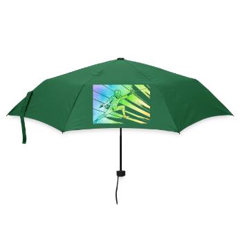 Fechten - Regenschirm (klein) - Flaschengrün - Vorne