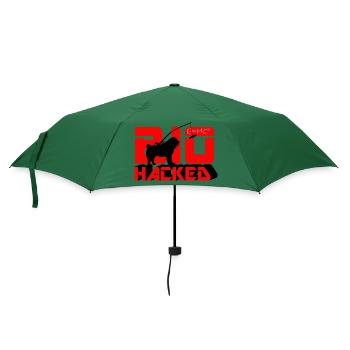 Bio Hacked - Regenschirm (klein) - Flaschengrün - Vorne