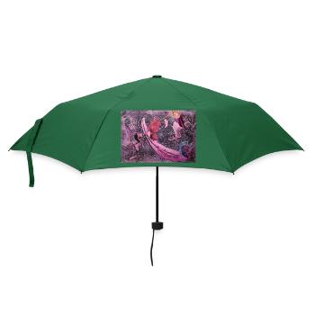 Schuhe - Regenschirm (klein) - Flaschengrün - Vorne