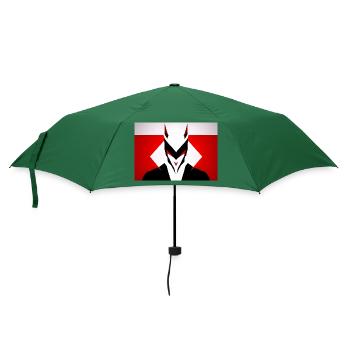 Der Teufel steckt im Detail - Regenschirm (klein) - Flaschengrün - Vorne