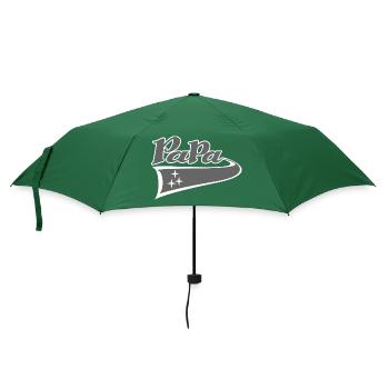 Originelle Geschenkidee zum Papa-Vatertag - Regenschirm (klein) - Flaschengrün - Vorne