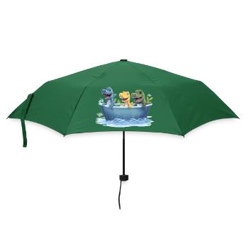 Dinos - Regenschirm (klein) - Flaschengrün - Vorne