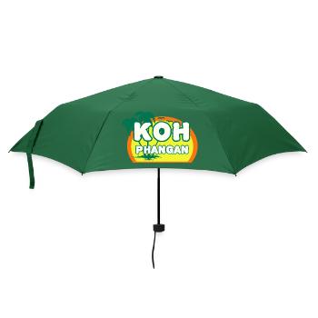 Koh Phangan - Regenschirm (klein) - Flaschengrün - Vorne