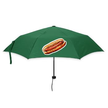Bratwurst - Regenschirm (klein) - Flaschengrün - Vorne