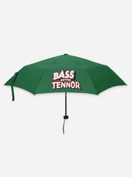 Bass Better Tenor - Regenschirm (klein) - Flaschengrün