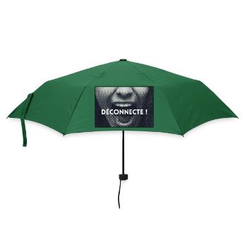 Nachricht - Trennen! - Regenschirm (klein) - Flaschengrün - Vorne