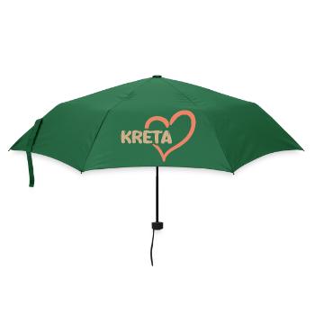 Kreta - Regenschirm (klein) - Flaschengrün - Vorne
