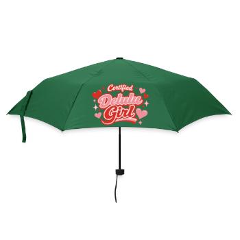 Certified Delulu Girl Cute Aesthetic Design - Umbrella (small) - bottlegreen - Front