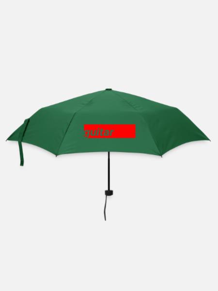Guitar - Regenschirm (klein) - Flaschengrün