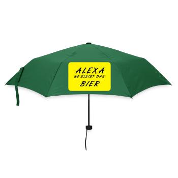 Bier - Regenschirm (klein) - Flaschengrün - Vorne