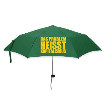 Das problem heisst kapitalismus - Regenschirm (klein) - Flaschengrün - Vorne