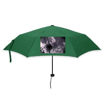 Eine tolle Blume - Regenschirm (klein) - Flaschengrün - Vorne