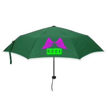 Rave - Regenschirm (klein) - Flaschengrün - Vorne