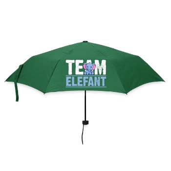 Elefant Elefanten - Regenschirm (klein) - Flaschengrün - Vorne