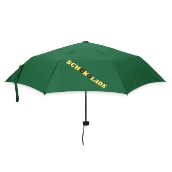 Schokolade - Regenschirm (klein) - Flaschengrün - Vorne