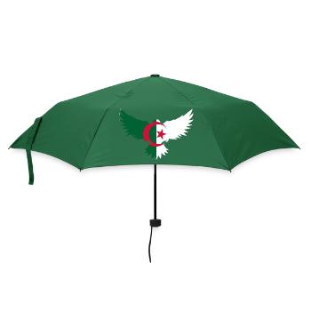 Algerischer Adler - Algerien Geschenkidee - Regenschirm (klein) - Flaschengrün - Vorne