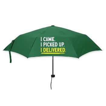 Lieferant Paket Lieferung - Regenschirm (klein) - Flaschengrün - Vorne