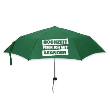 JGA Leander - Regenschirm (klein) - Flaschengrün - Vorne