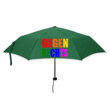 Gegen rechts - Regenschirm (klein) - Flaschengrün - Vorne