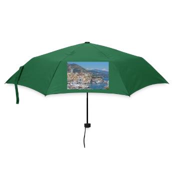 Monaco Stadthafen Küste - Regenschirm (klein) - Flaschengrün - Vorne