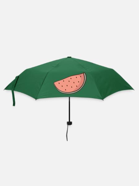 Wassermelone - Regenschirm (klein) - Flaschengrün