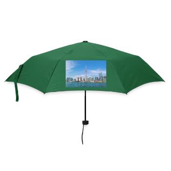 Ontario Toronto Skyline Panoramic View Canada - Regenschirm (klein) - Flaschengrün - Vorne