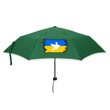 Ukraine - Regenschirm (klein) - Flaschengrün - Vorne