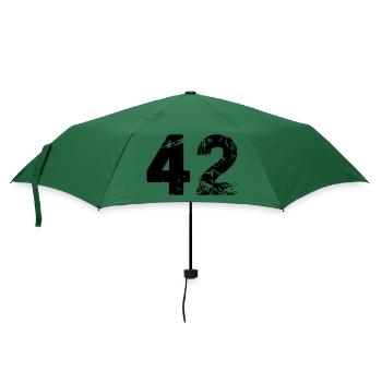 42 - Regenschirm (klein) - Flaschengrün - Vorne