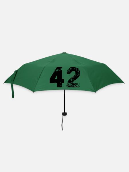 42 - Regenschirm (klein) - Flaschengrün