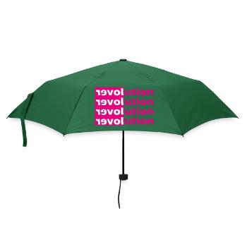 revolution lover - Regenschirm (klein) - Flaschengrün - Vorne