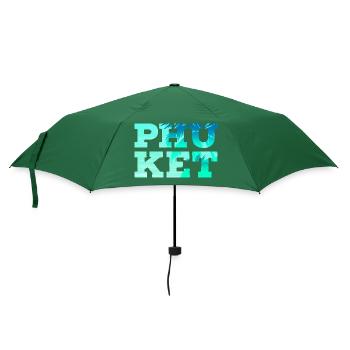 Phuket - Regenschirm (klein) - Flaschengrün - Vorne