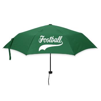 football swoosh - Regenschirm (klein) - Flaschengrün - Vorne