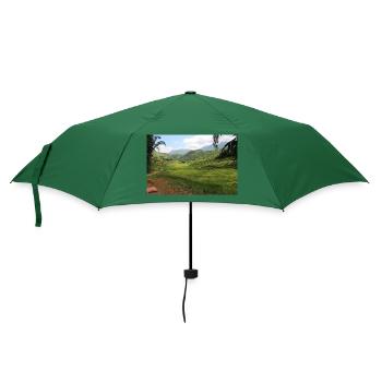 Vietnam in der Regensaison - Regenschirm (klein) - Flaschengrün - Vorne