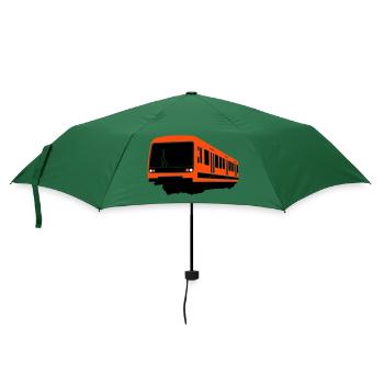 Helsinki Metro M200 - Regenschirm (klein) - Flaschengrün - Vorne