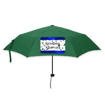 kalamaki - Regenschirm (klein) - Flaschengrün - Vorne