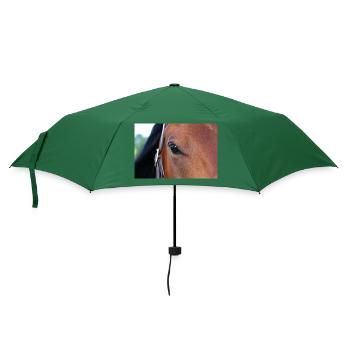 Pferdeauge - Regenschirm (klein) - Flaschengrün - Vorne