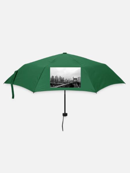 New york - Regenschirm (klein) - Flaschengrün