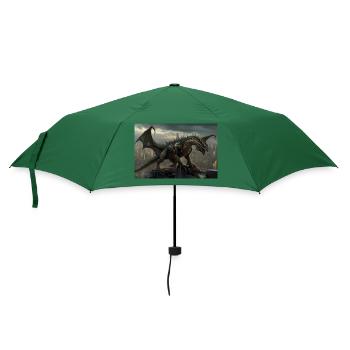 Dragon 3 - Regenschirm (klein) - Flaschengrün - Vorne
