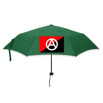 Anarchie - Regenschirm (klein) - Flaschengrün - Vorne