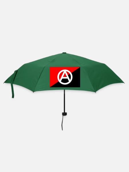Anarchie - Regenschirm (klein) - Flaschengrün