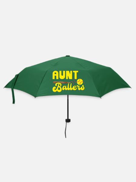 Aunt of Ballers - Regenschirm (klein) - Flaschengrün