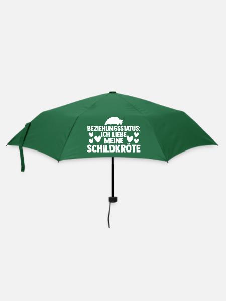 Schildkröte Schildkröten - Regenschirm (klein) - Flaschengrün