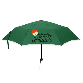 Großer Bruder - Regenschirm (klein) - Flaschengrün - Vorne