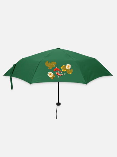 Meerestiere - Regenschirm (klein) - Flaschengrün