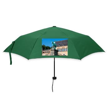 Reiterstandbild Wilhelms I. in der Kaiserpfalz - Regenschirm (klein) - Flaschengrün - Vorne
