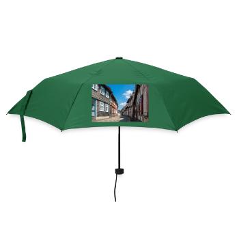 Altstadt Goslar Niedersachsen - Regenschirm (klein) - Flaschengrün - Vorne