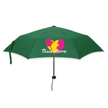 Hobby Horse true love - Regenschirm (klein) - Flaschengrün - Vorne